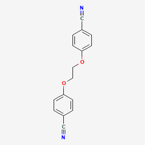 molecular formula C16H12N2O2 B1284024 1,2-Bis(4-cyanophenoxy)ethane CAS No. 56406-20-3