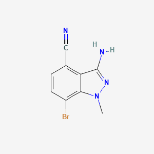 3-amino-7-bromo-1-methyl-1H-indazole-4-carbonitrile