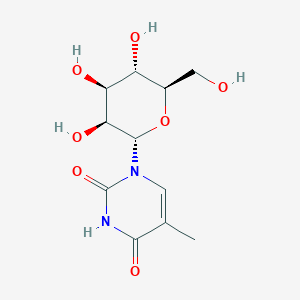 molecular formula C11H16N2O7 B12840283 1-(a-D-Mannopyranosyl)thymine 