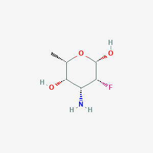 (2S,3R,4R,5S,6S)-4-amino-3-fluoro-6-methyloxane-2,5-diol