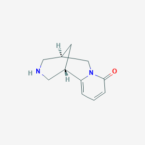 molecular formula C11H14N2O B12840478 (+)-Cytisine CAS No. 55821-72-2