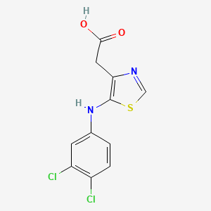 2-(3,4-Dichlorophenylamino-3,5-thiazolyl)acetic acid