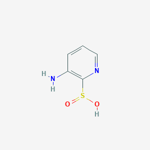 molecular formula C5H6N2O2S B12840523 3-Aminopyridine-2-sulfinic acid 