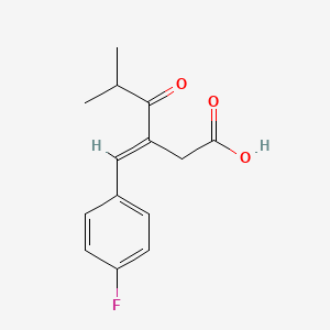 4-Carboxymethyl-5-(4-fluorophenyl)-2-methyl-pent-4-en-3-one