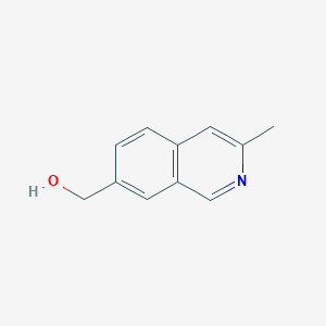 molecular formula C11H11NO B12840533 (3-Methylisoquinolin-7-yl)methanol 