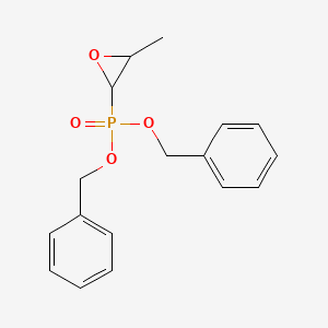 Dibenzyl (3-methyloxiran-2-yl)phosphonate