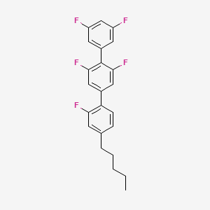 2-(3,5-difluorophenyl)-1,3-difluoro-5-(2-fluoro-4-pentylphenyl)benzene