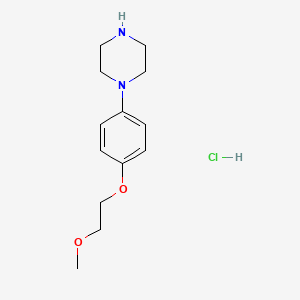 1-[4-(2-Methoxyethoxy)phenyl]piperazine hydrochloride