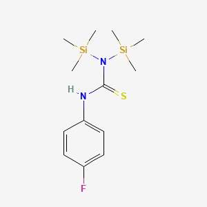 1,1-Bis(trimethylsilyl)-3-(p-fluorophenyl)-2-thiourea