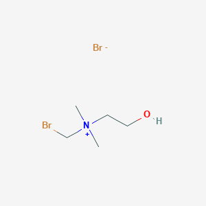 molecular formula C5H13Br2NO B1284066 (Bromomethyl)(2-hydroxyethyl)dimethylazanium bromide 
