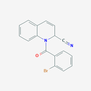 1-(2-Bromobenzoyl)-1,2-dihydroquinoline-2-carbonitrile