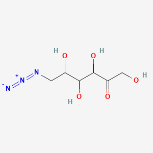 molecular formula C6H11N3O5 B1284069 6-Azido-6-deoxyhex-2-ulose 