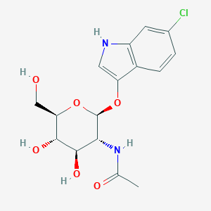 molecular formula C16H19ClN2O6 B128407 6-氯-3-吲哚基 N-乙酰-β-D-葡糖胺 CAS No. 156117-44-1