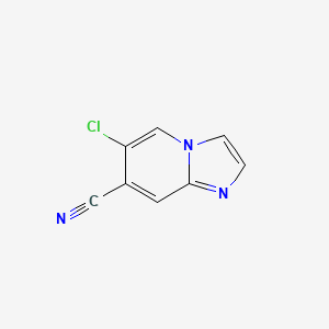 6-Chloroimidazo[1,2-a]pyridine-7-carbonitrile