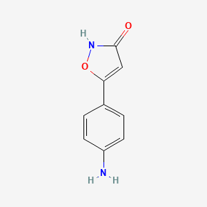 5-(4-Aminophenyl)isoxazol-3-ol