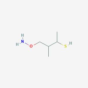 4-(Aminooxy)-3-methylbutane-2-thiol