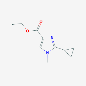 Ethyl 2-cyclopropyl-1-methyl-1H-imidazole-4-carboxylate