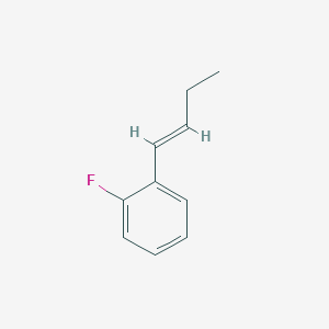 molecular formula C10H11F B12840796 1-[(E)-But-1-Enyl]-2-Fluoro-Benzene 