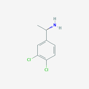 molecular formula C8H9Cl2N B128408 (S)-1-(3,4-二氯苯基)乙胺 CAS No. 150025-93-7