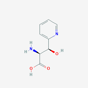 (2S,3S)-2-Amino-3-hydroxy-3-(pyridin-2-yl)propanoic acid