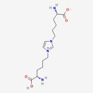 1,3-bis[(5S)-5-Amino-5-carboxypentyl]-1H-Imidazolium Inner Salt