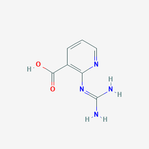 2-[(Aminoiminomethyl)amino]-3-pyridinecarboxylic acid