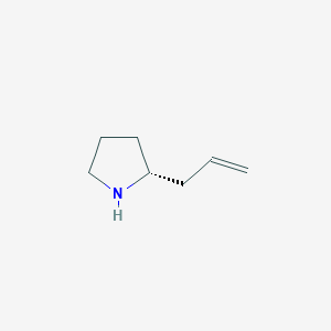 molecular formula C7H13N B12840857 (R)-2-Allylpyrrolidine 