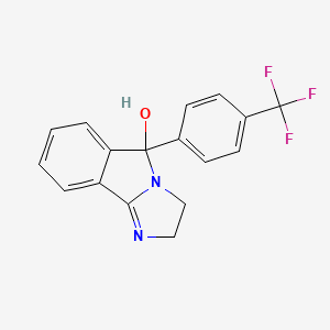 5-[4-(Trifluoromethyl)phenyl]-2,5-dihydro-3h-imidazo[2,1-a]isoindol-5-ol