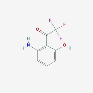 molecular formula C8H6F3NO2 B12840874 2'-Amino-6'-hydroxy-2,2,2-trifluoroacetophenone 