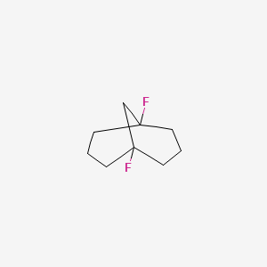 molecular formula C9H14F2 B12840887 1,5-Difluorobicyclo[3.3.1]nonane 