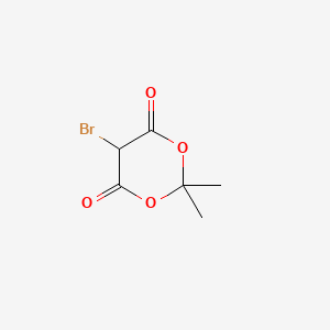 molecular formula C6H7BrO4 B1284091 5-溴-2,2-二甲基-1,3-二氧杂环戊二酮 CAS No. 66145-20-8