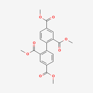 molecular formula C20H18O8 B12840964 Tetramethyl [1,1'-biphenyl]-2,2',4,4'-tetracarboxylate 