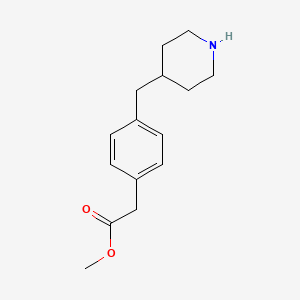 (4-Piperidin-4-ylmethyl-phenyl)-acetic acid methyl ester