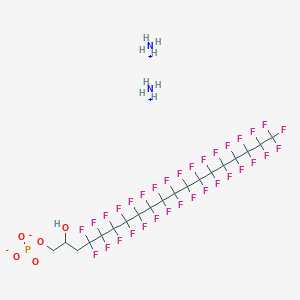 Diammonium 4,4,5,5,6,6,7,7,8,8,9,9,10,10,11,11,12,12,13,13,14,14,15,15,16,16,17,17,18,18,19,19,19-tritriacontafluoro-2-hydroxynonadecyl phosphate