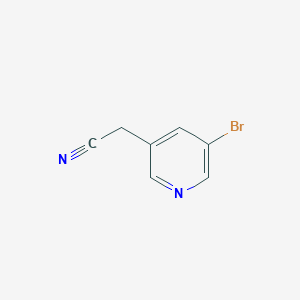molecular formula C7H5BrN2 B1284100 2-(5-Bromopyridin-3-YL)acetonitrile CAS No. 39891-08-2
