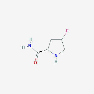 (2S)-4-Fluoropyrrolidine-2-carboxamide