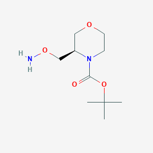 tert-Butyl (3R)-3-[(aminooxy)methyl]morpholine-4-carboxylate