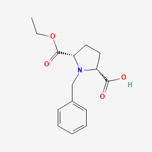 (2R,5S)-1-Benzyl-5-(ethoxycarbonyl)pyrrolidine-2-carboxylic acid