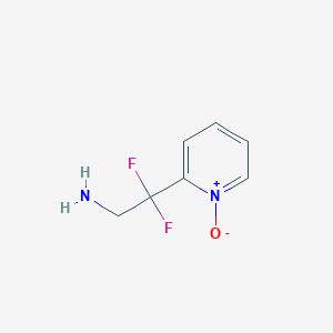 Beta,beta-difluoro-2-pyridineethanamin,1-oxide