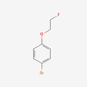 molecular formula C8H8BrFO B1284107 1-溴-4-(2-氟乙氧基)苯 CAS No. 332-47-8