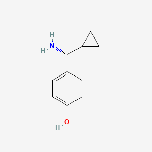 4-[(R)-amino(cyclopropyl)methyl]phenol