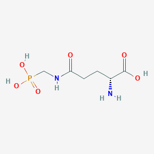 molecular formula C6H13N2O6P B12841149 N5-(phosphonomethyl)-d-glutamine 