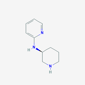 molecular formula C10H15N3 B12841155 (S)-N-(Piperidin-3-yl)pyridin-2-amine 