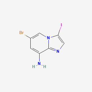 6-Bromo-3-iodoimidazo[1,2-a]pyridin-8-amine