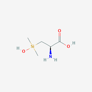 (R)-2-amino-3-(hydroxydimethylsilyl)propanoic acid