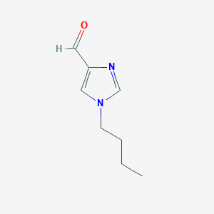 molecular formula C8H12N2O B1284121 1-butyl-1H-imidazole-4-carbaldehyde CAS No. 400045-80-9