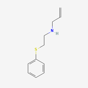 molecular formula C11H15NS B1284122 N-[2-(Phenylthio)ethyl]-2-propen-1-amine CAS No. 188642-29-7
