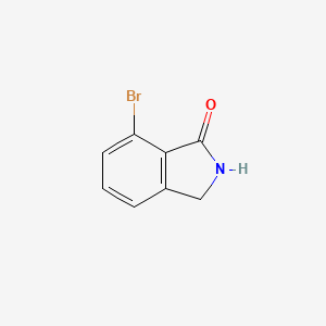 molecular formula C8H6BrNO B1284123 7-溴-2,3-二氢-异吲哚-1-酮 CAS No. 200049-46-3