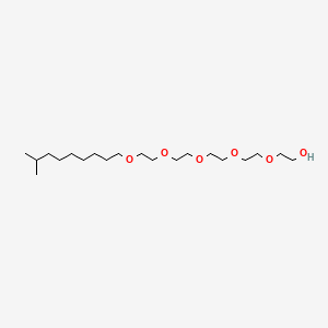 molecular formula C20H42O6 B12841258 23-Methyl-3,6,9,12,15-pentaoxatetracosan-1-ol CAS No. 97404-08-5