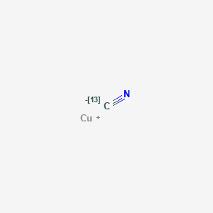 molecular formula ¹³CCuN B128413 氮杂亚甲基(113C)甲烷；铜(1+) CAS No. 93596-81-7